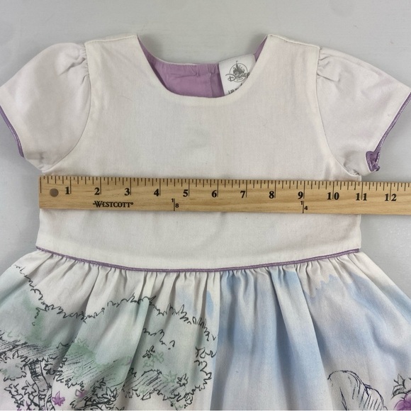 Disney Animators’ Collection Girls Mulan Princess White Party Dress Costume Sz 4 - Picture 9 of 14